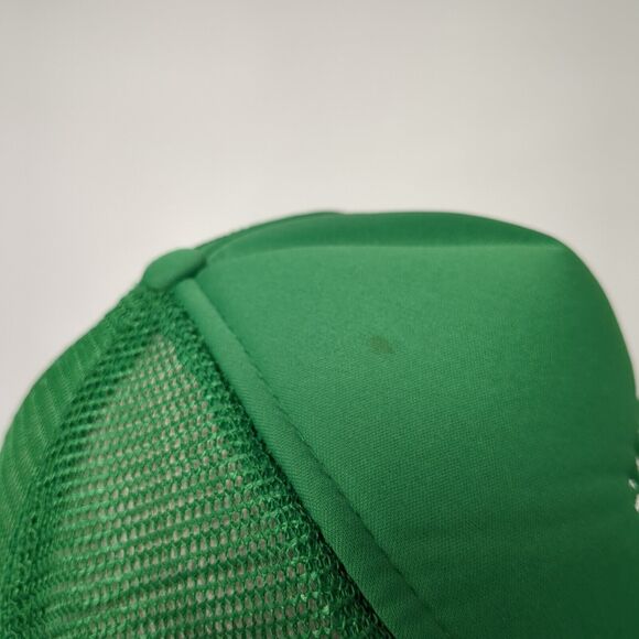 Sandbag Team 1993 Snapback Rope Trucker Hat Green One Size Mesh Back - Picture 5 of 9